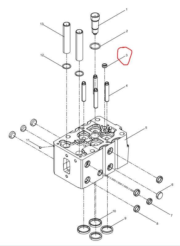 612600040639  Bowl Plug OEM  3