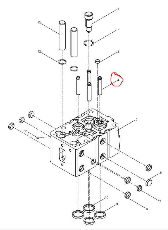 612630040022  Valve Guide OEM  4