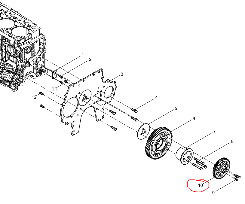 612700030002  Camshaft Timing Gear OEM  10