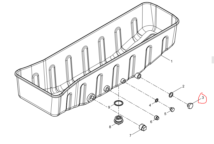 90003962025  Hexagon plug OEM  3