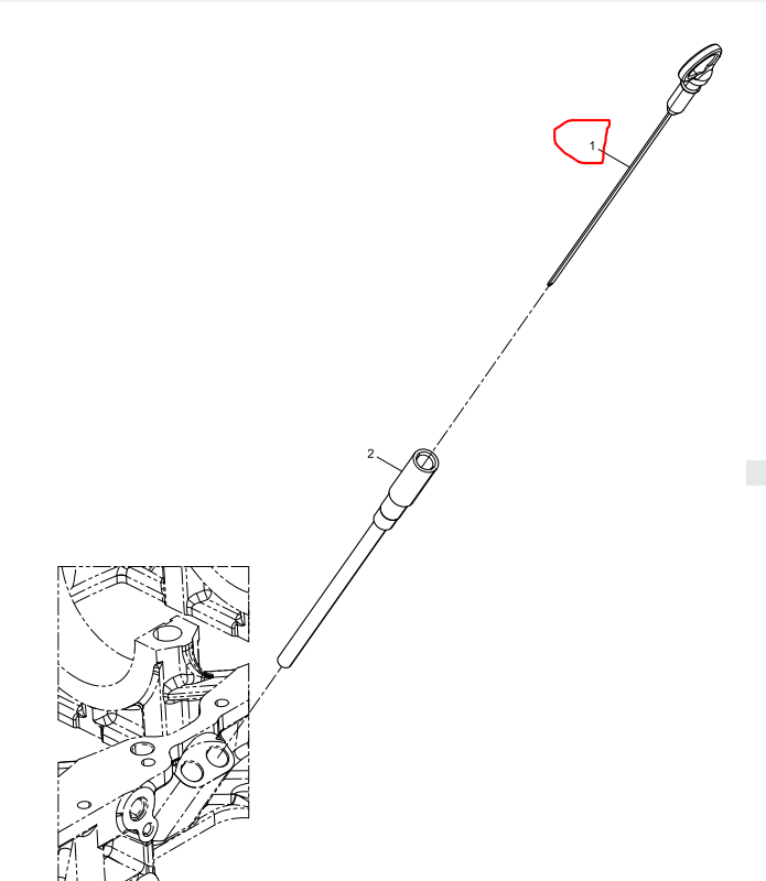 612600012725  Dipstick OEM  1