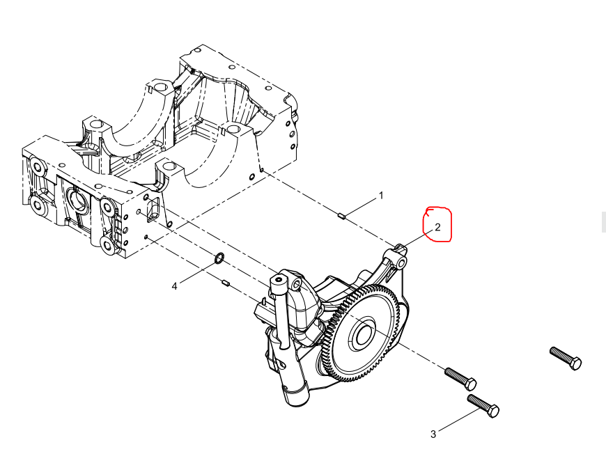 612700010007  Lubricating Oil Pump OEM  2