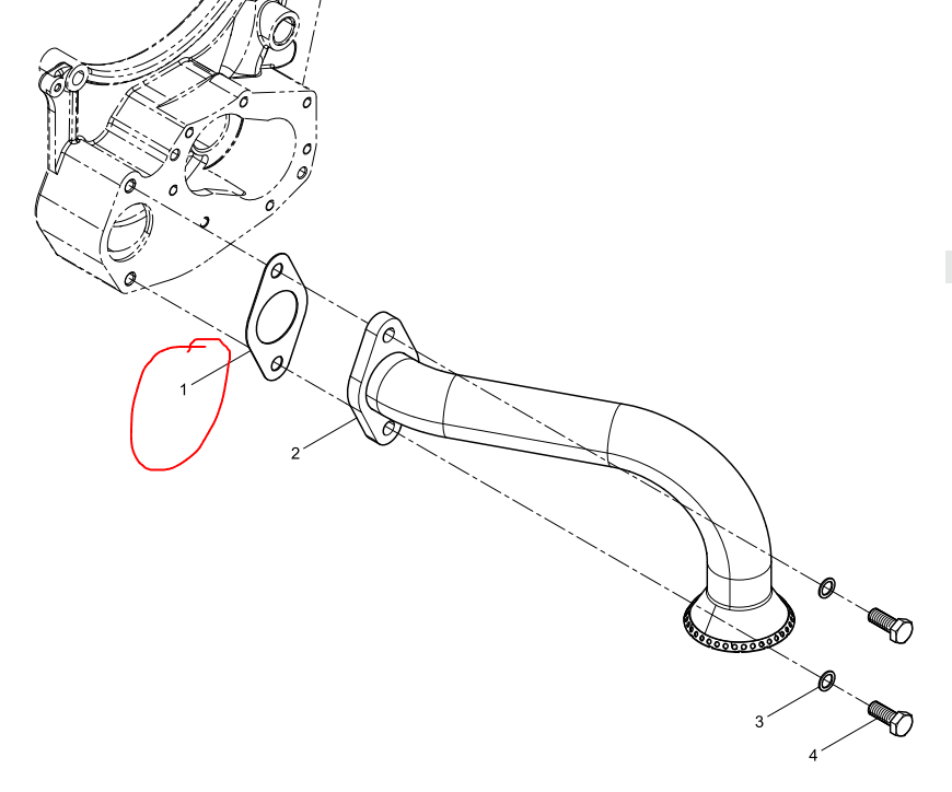 612600070355  Gasket OEM  1