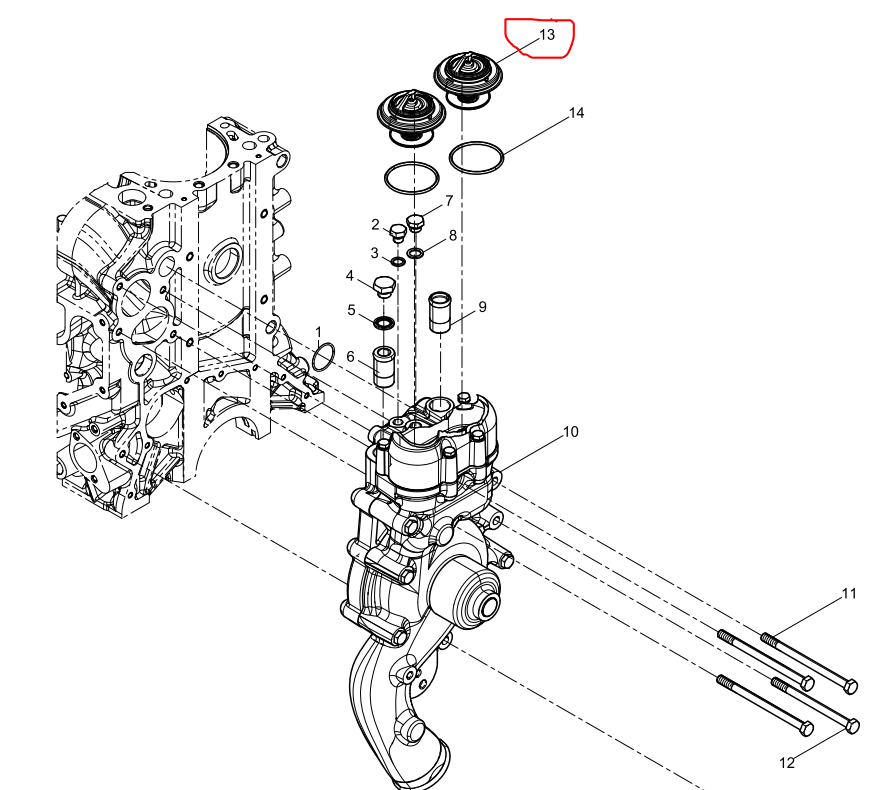 612630061126  Thermostat OEM  13