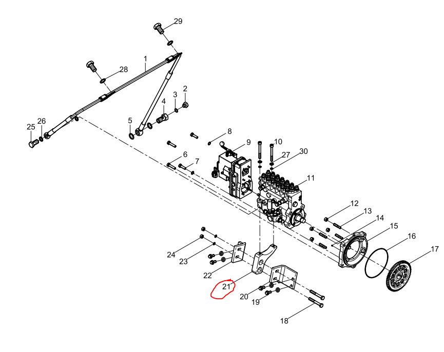 612630080179  Bracket OEM  21