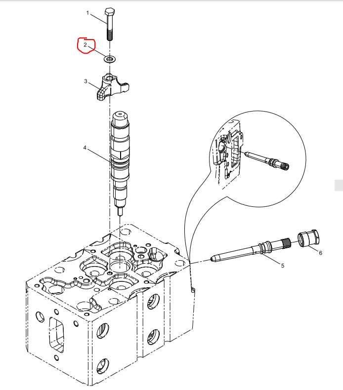 612639000016  Ball washer OEM  2