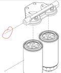 612600082597  Fuel Filter Seat OEM 1