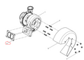 61560110210  Turbocharger washer OEM 4