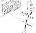 612600115353  Turbocharger Oil Pipe Gasket OEM 4