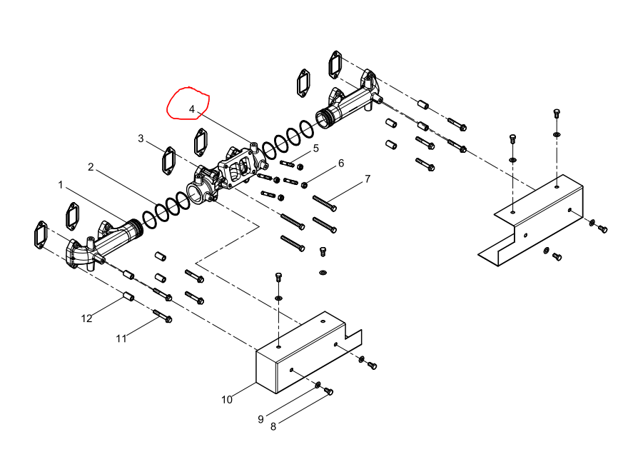 612630110294  Exhaust Manifold OEM 4