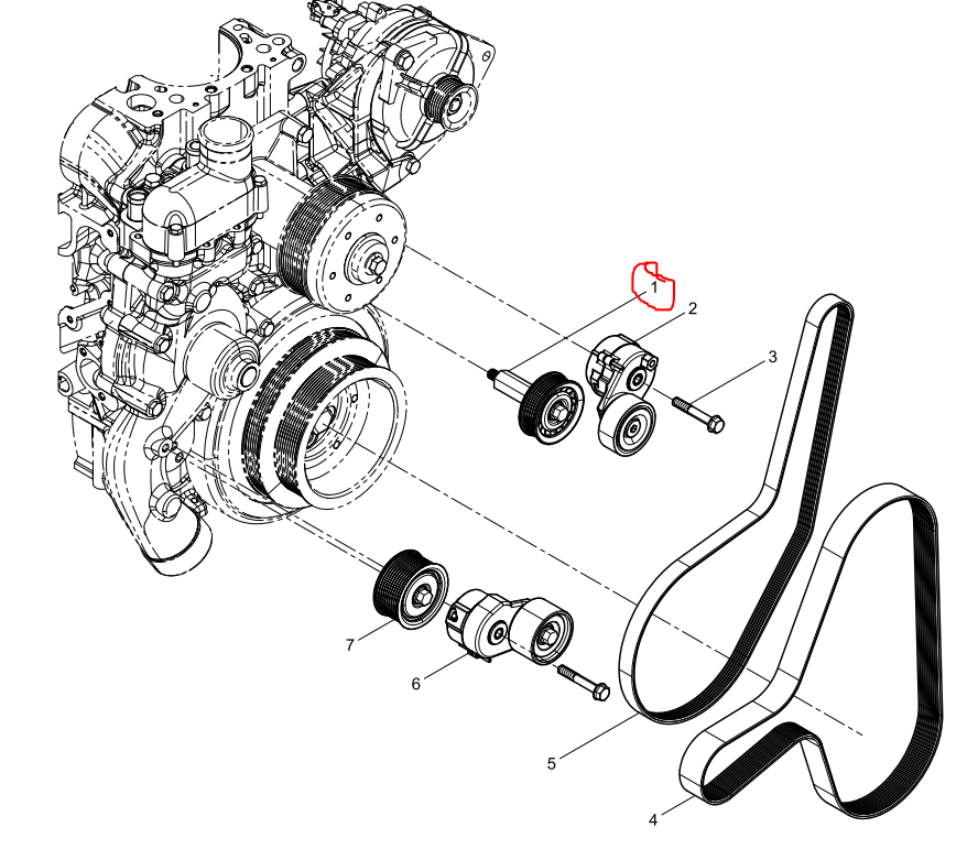 612630060068  Idle Wheel OEM 1