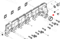 1001525479 Water outlet pipe bushing  OEM